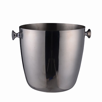 Stainless steel ice bucket