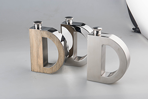 Letter D flask