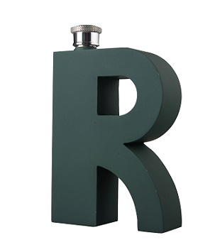 Letter R flask