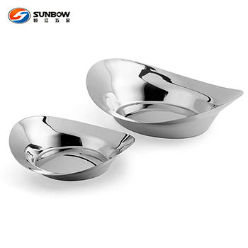 Custom Mirror Polished Stainless Steel Salad Bowl